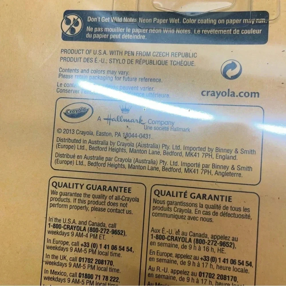 NEW Crayola Wild Notes Black 1 Subject Notebook Silver Metalic Marker Super Rare - Picture 5 of 7